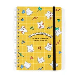 Japan Original Hanamaruobake Lined Notebook (Elastic Closure)