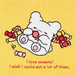 Japan Original Hanamaruobake Mini Zipper Pouch (I Love Sweets Series)