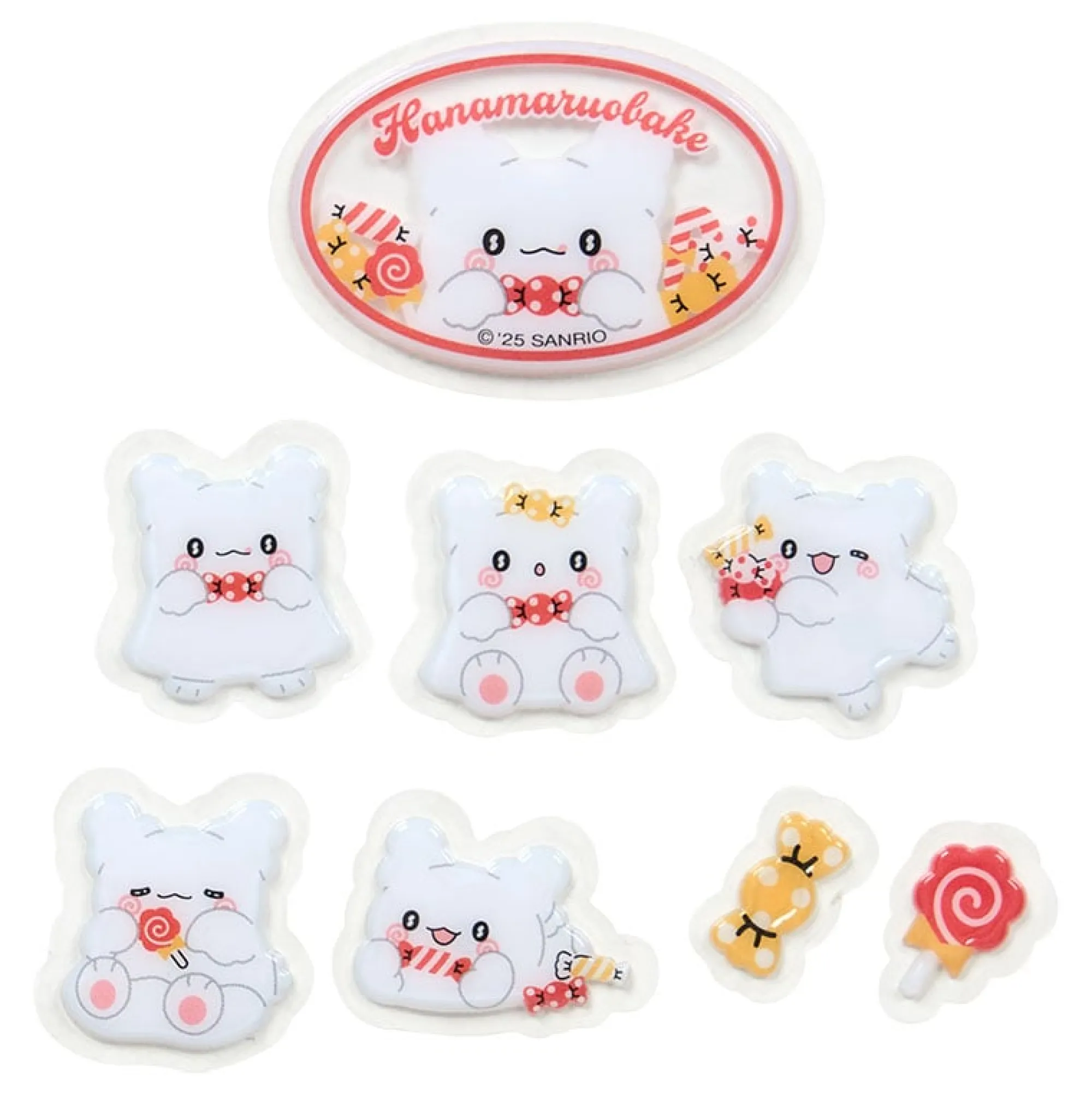 Japan Original Hanamaruobake 24-pc Mini Sticker Set (I Love Sweets Series)