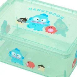 Japan Original Hangyodon Clear Glitter Storage Bin (S)