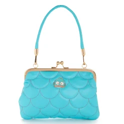 Global Original Hangyodon 2-Way Quilted Kiss Knob Handbag