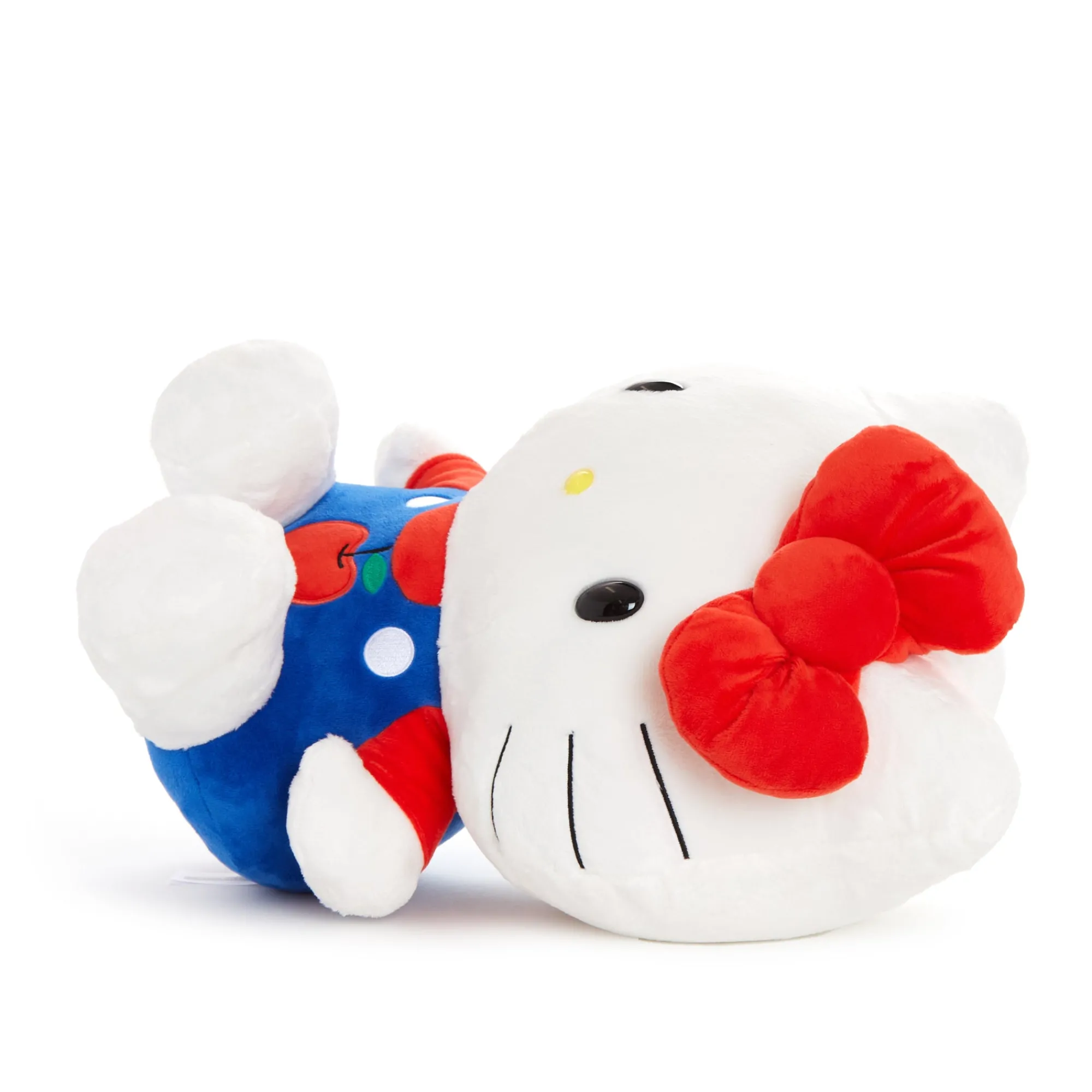 NAKAJIMA CORPORATION Hello Kitty 15" Blue Overalls Large Plush (Apples Series)