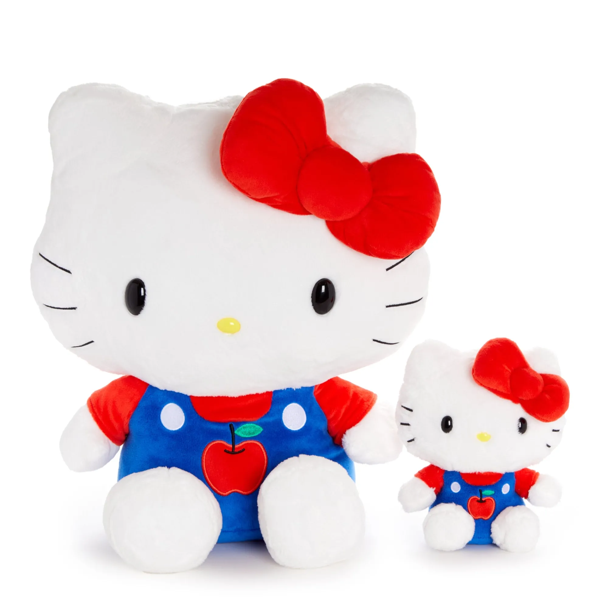 NAKAJIMA CORPORATION Hello Kitty 15" Blue Overalls Large Plush (Apples Series)