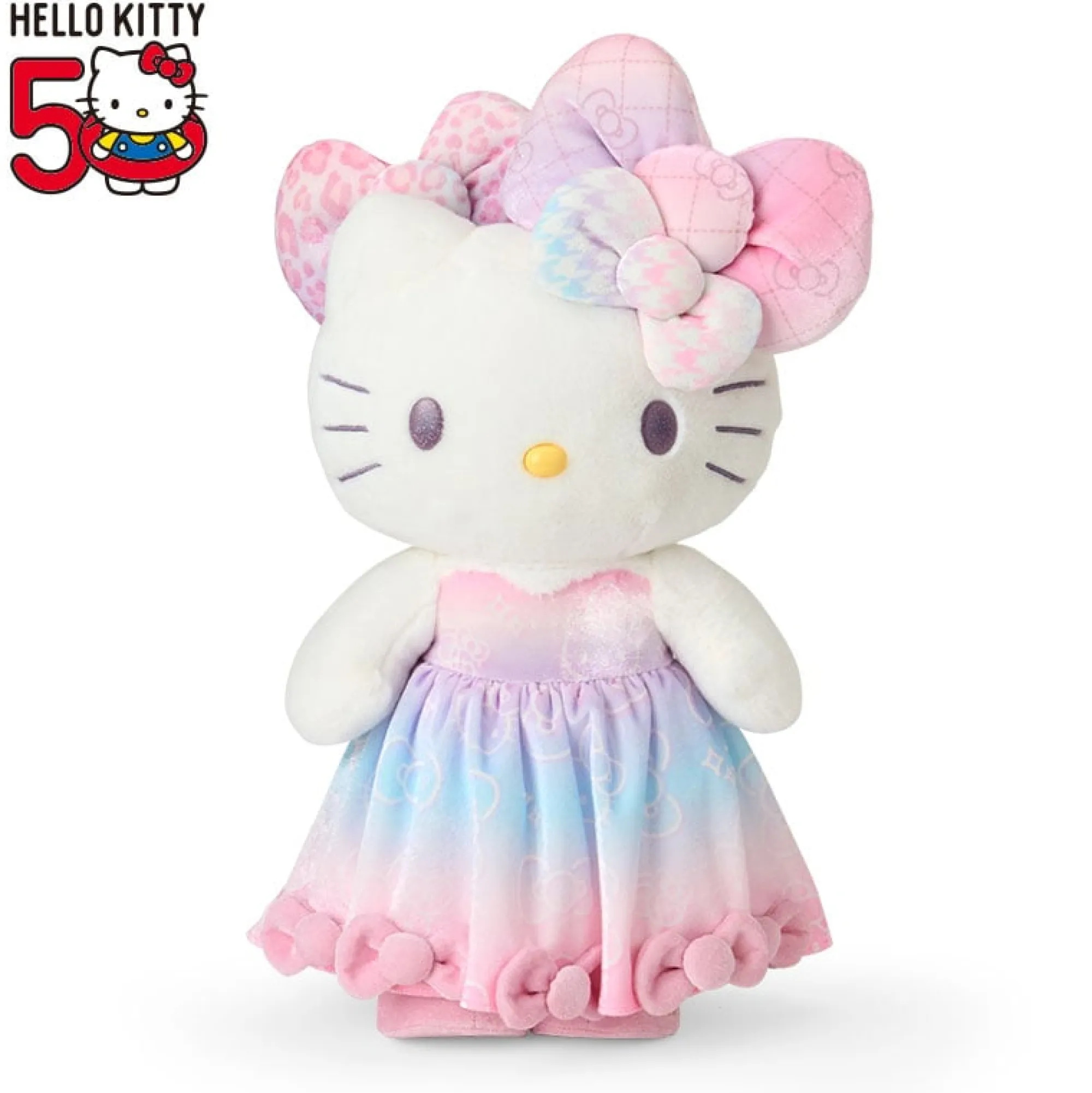 Japan Original Hello Kitty 18" Boxed Plush 50th Anniv. (Fashionable Ribbons Series)
