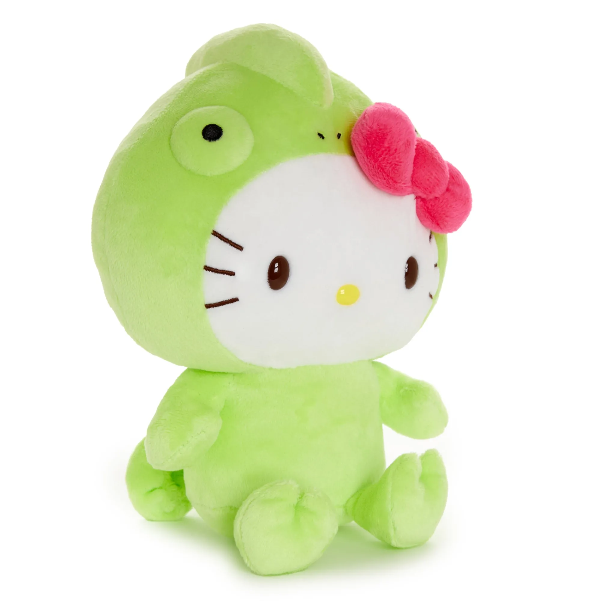 NAKAJIMA CORPORATION Hello Kitty 7" Chameleon Plush (Tropical Animal Series)