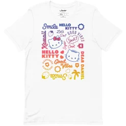 Printful Hello Kitty & Dear Daniel Good Vibes Tee