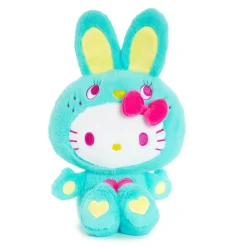 NAKAJIMA CORPORATION Hello Kitty 11" Green Plush (Colorful Bunny Series)