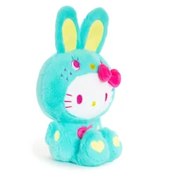 NAKAJIMA CORPORATION Hello Kitty 11" Green Plush (Colorful Bunny Series)