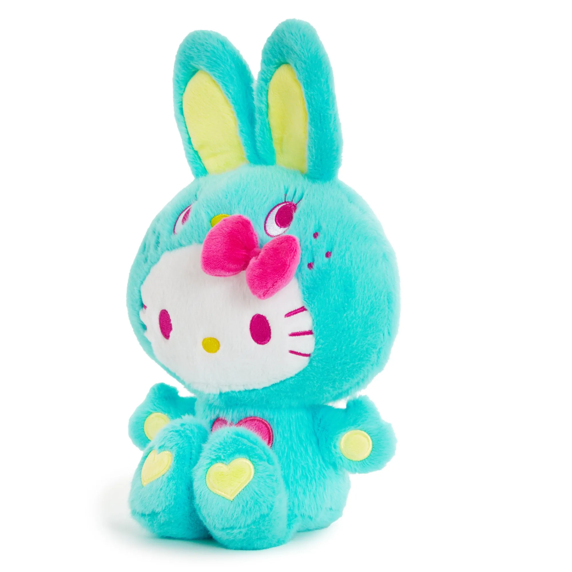 NAKAJIMA CORPORATION Hello Kitty 11" Green Plush (Colorful Bunny Series)