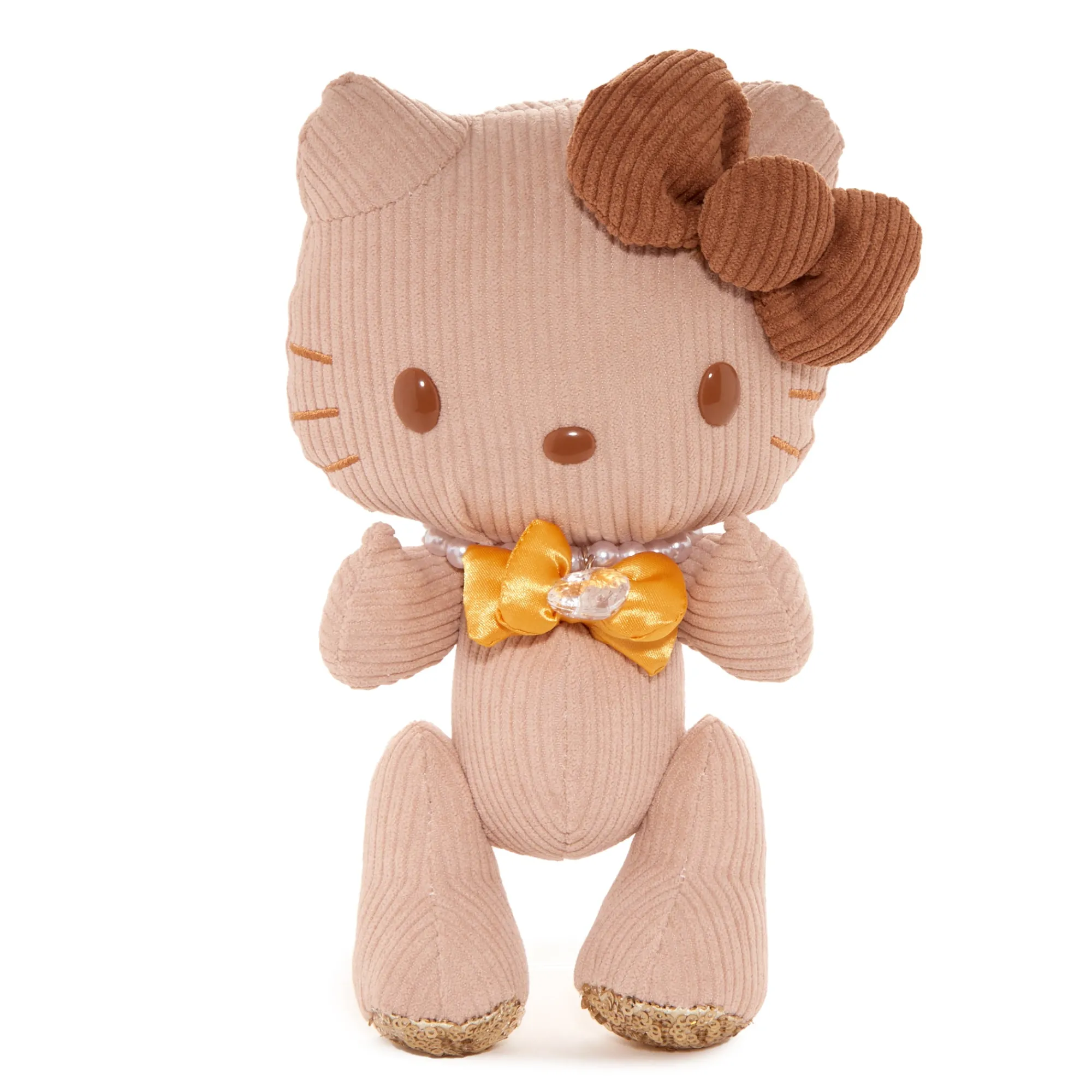 NAKAJIMA CORPORATION Hello Kitty 7" Jewel Plush (Brown)