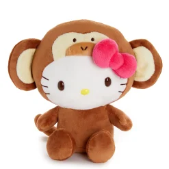 NAKAJIMA CORPORATION Hello Kitty 7" Monkey Plush (Tropical Animal Series)