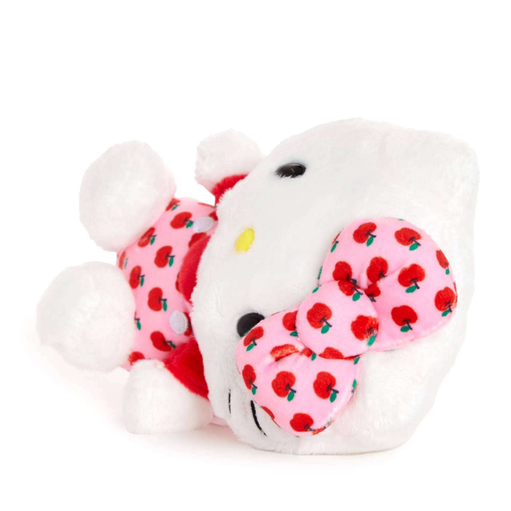 NAKAJIMA CORPORATION Hello Kitty 6" Pink Overalls Plush Mascot (Apples Series)