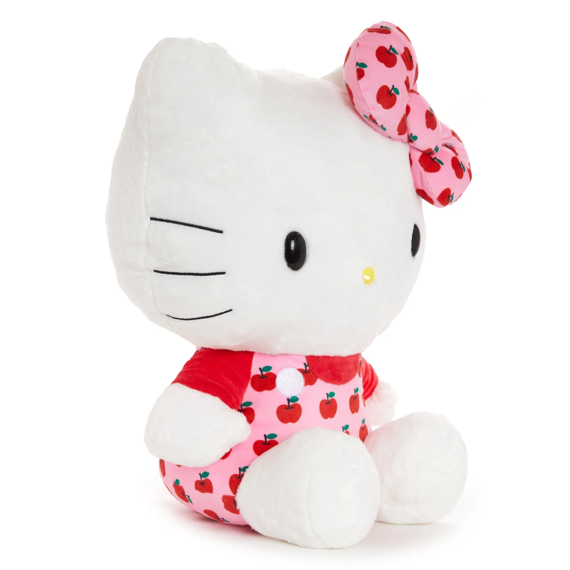 NAKAJIMA CORPORATION Hello Kitty 15" Pink Overalls Large Plush (Apples Series)