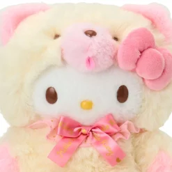 Japan Original Hello Kitty 10" Plush (Fluffy Teddy Bear Series)