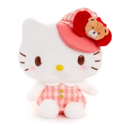 NAKAJIMA CORPORATION Hello Kitty 8" Plush (Gingham Cap Series)