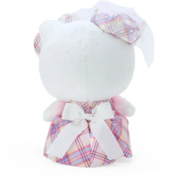 Japan Original Hello Kitty 8" Plush (Hello Kitty Dress Tartan Series)