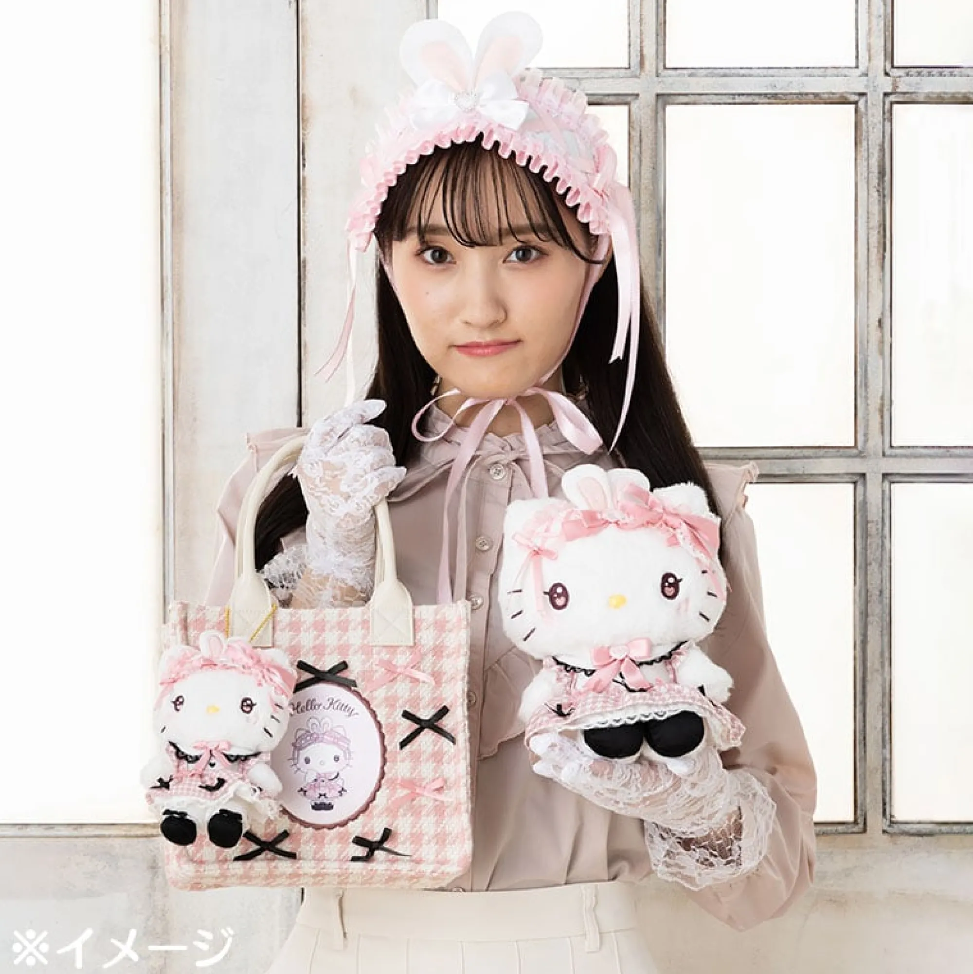 Japan Original Hello Kitty 9" Plush (Ribbon Party Series)