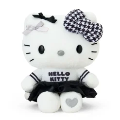 Japan Original Hello Kitty 8" Plush (Silver Houndstooth Series)