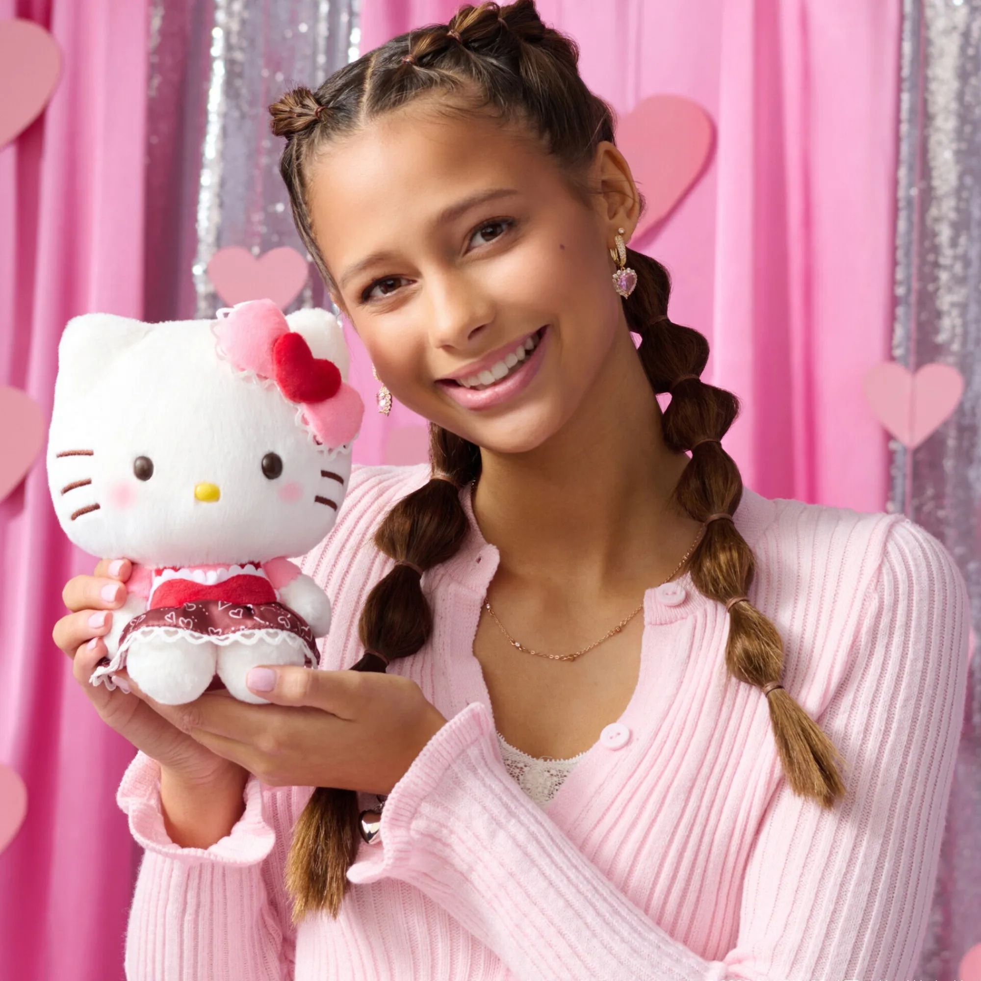 Jazwares Hello Kitty 8" Ultra-Premier Valentine’s Plush (Limited Edition)