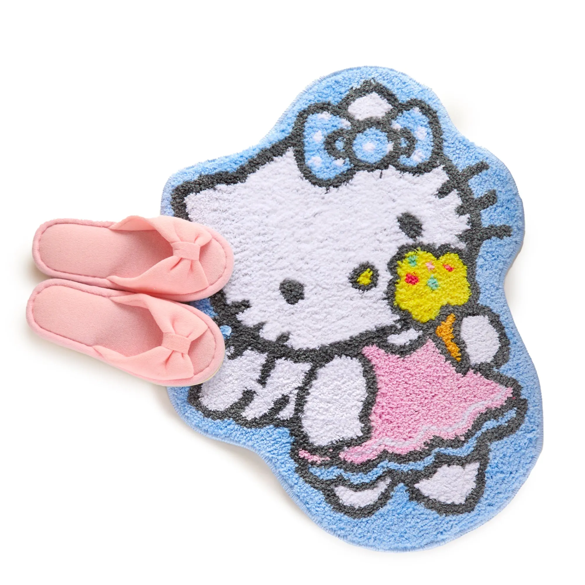 NAKAJIMA CORPORATION Hello Kitty Accent Rug (Ice Cream Dream Series)