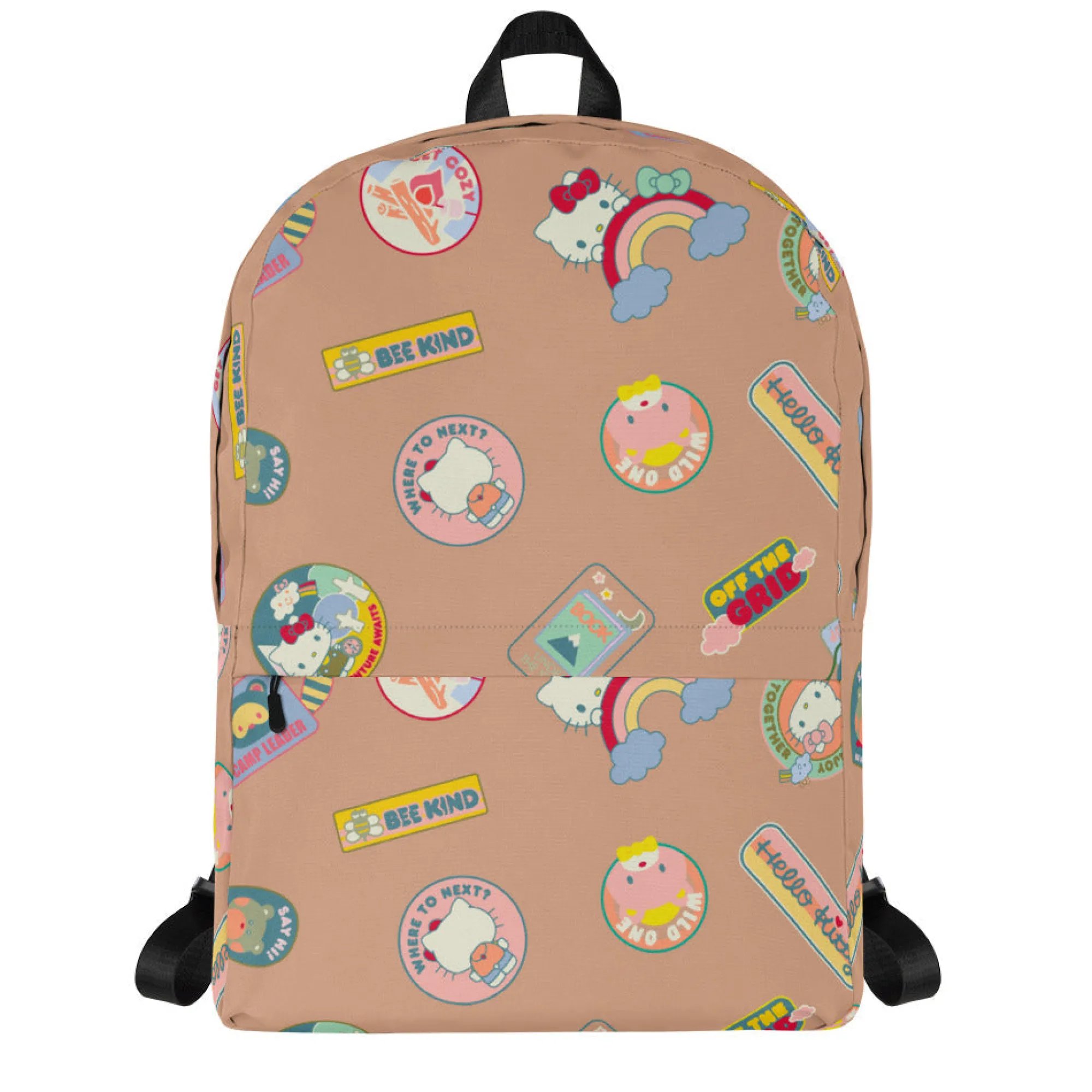 Printful Hello Kitty Adventure Camp All-Over Print Backpack