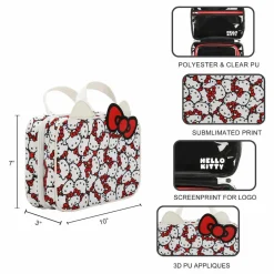 BIOWORLD Hello Kitty All-Over Print Travel Toiletry Bag