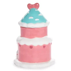 Blue Sky Clayworks Hello Kitty and Cinnamoroll Ceramic Holiday Cottage Cookie Jar