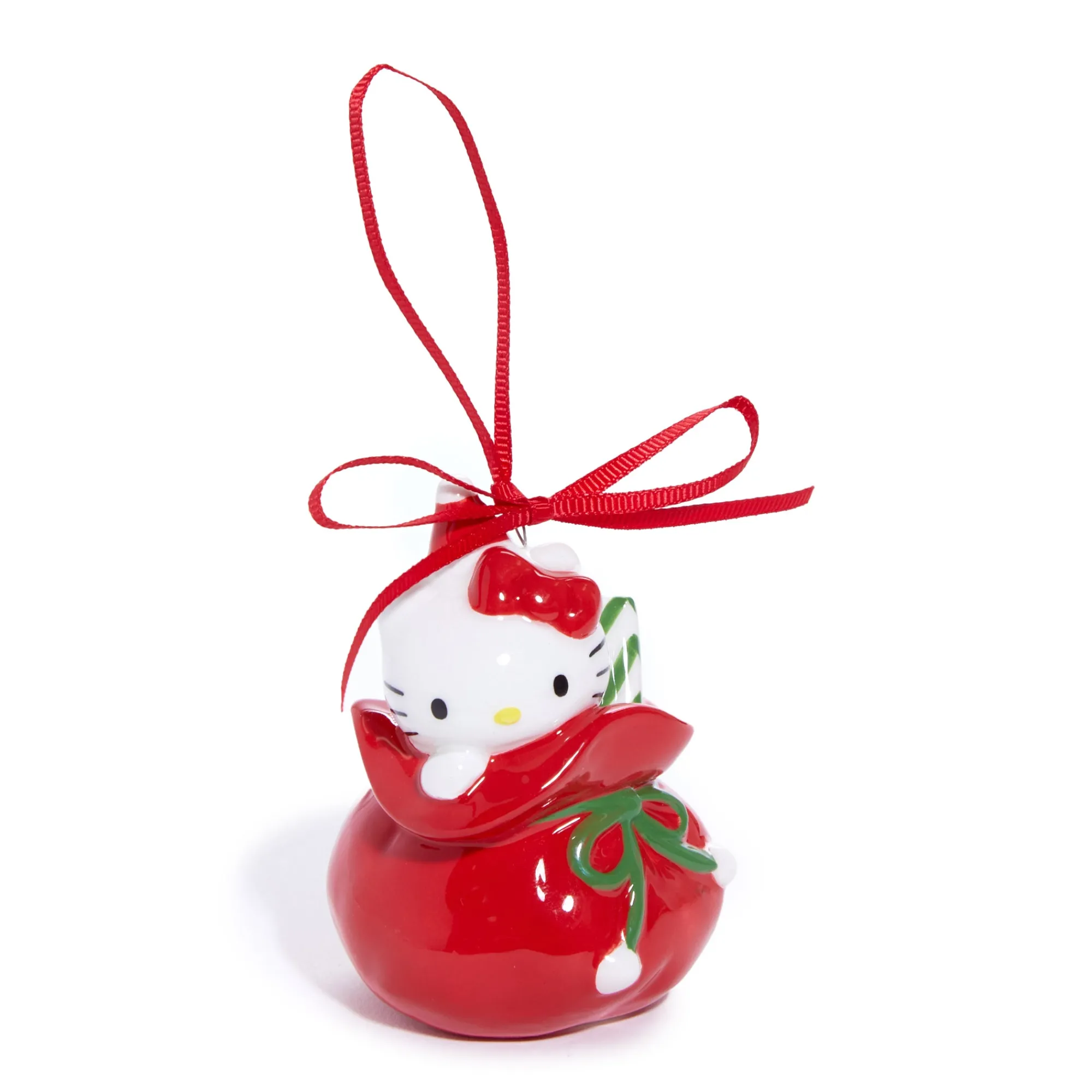 Blue Sky Clayworks Hello Kitty and Cinnamoroll 2-pc Holiday Ceramic Ornament Set