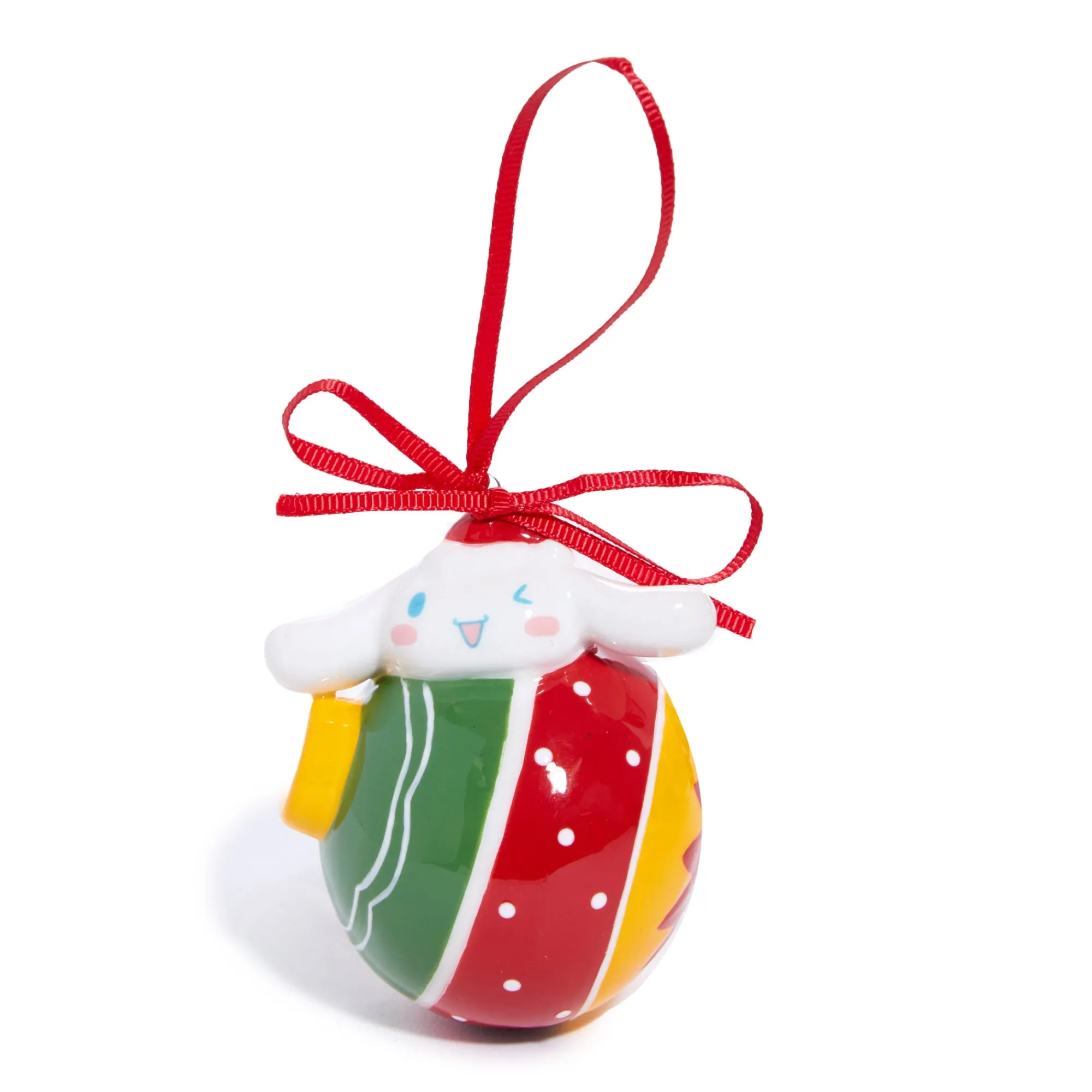 Blue Sky Clayworks Hello Kitty and Cinnamoroll 2-pc Holiday Ceramic Ornament Set