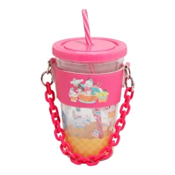 BIOWORLD Hello Kitty and Friends Acrylic Travel Tumbler With Chain Holder