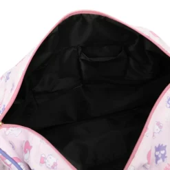 BIOWORLD Hello Kitty and Friends All-Over Print Rolling Duffle Bag