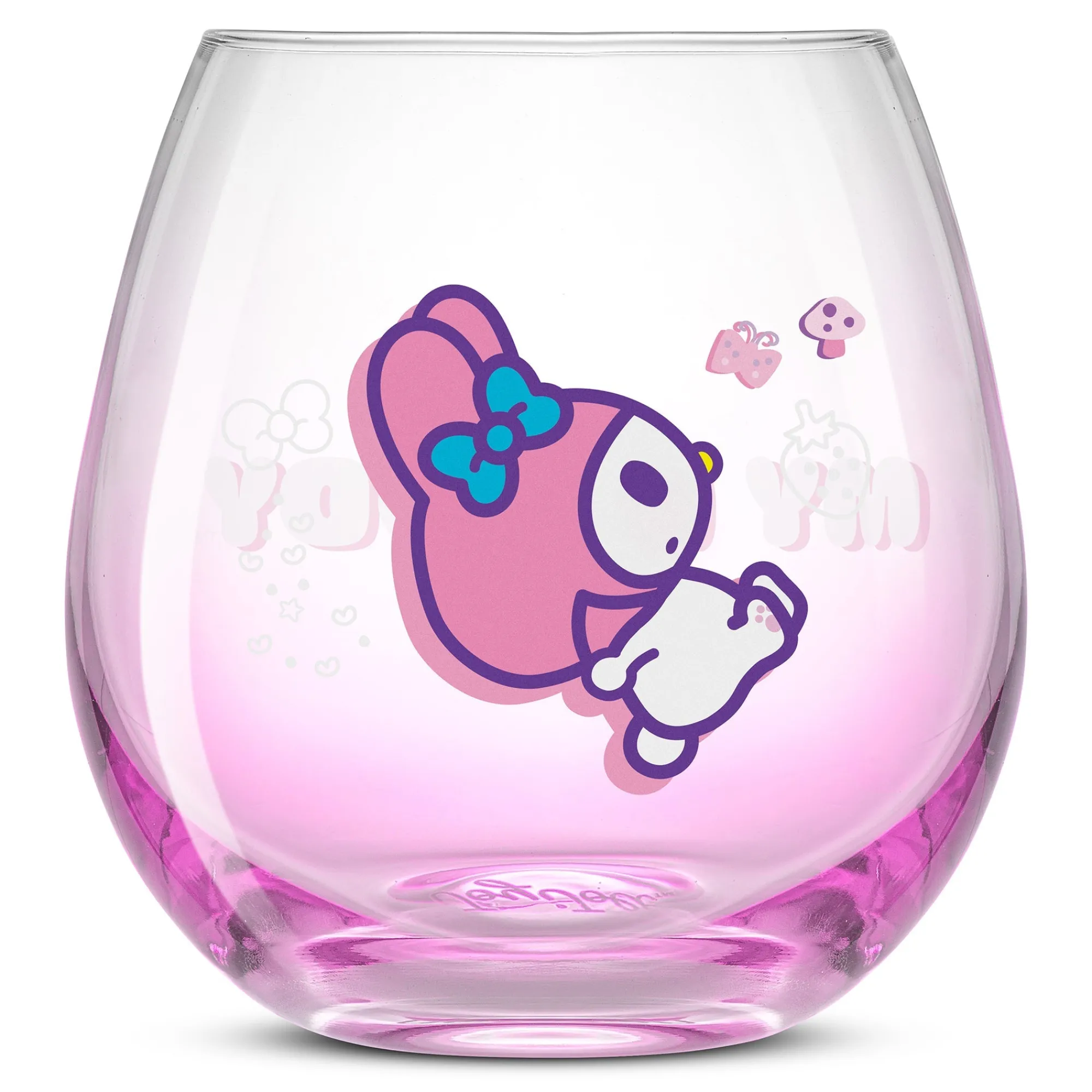 JoyJolt Hello Kitty and Friends Above the Clouds Stemless Glasses (Set of 4)