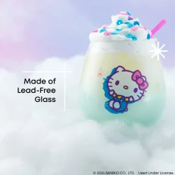 JoyJolt Hello Kitty and Friends Above the Clouds Stemless Glasses (Set of 4)