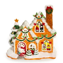 Blue Sky Clayworks Hello Kitty and Friends Ceramic Gingerbread Candle House