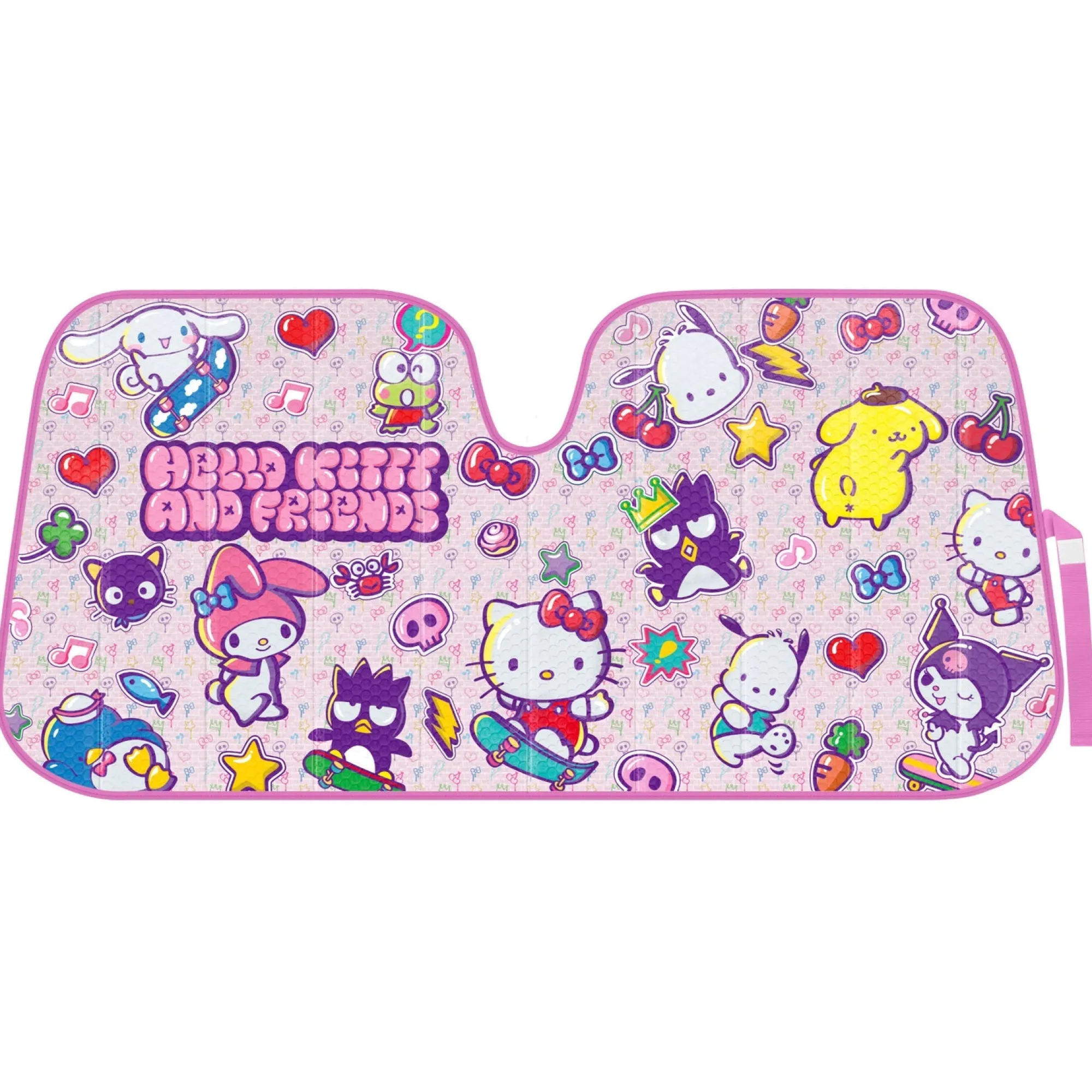BDK AUTO Hello Kitty and Friends Car Sun Shade (Kawaii Fun)