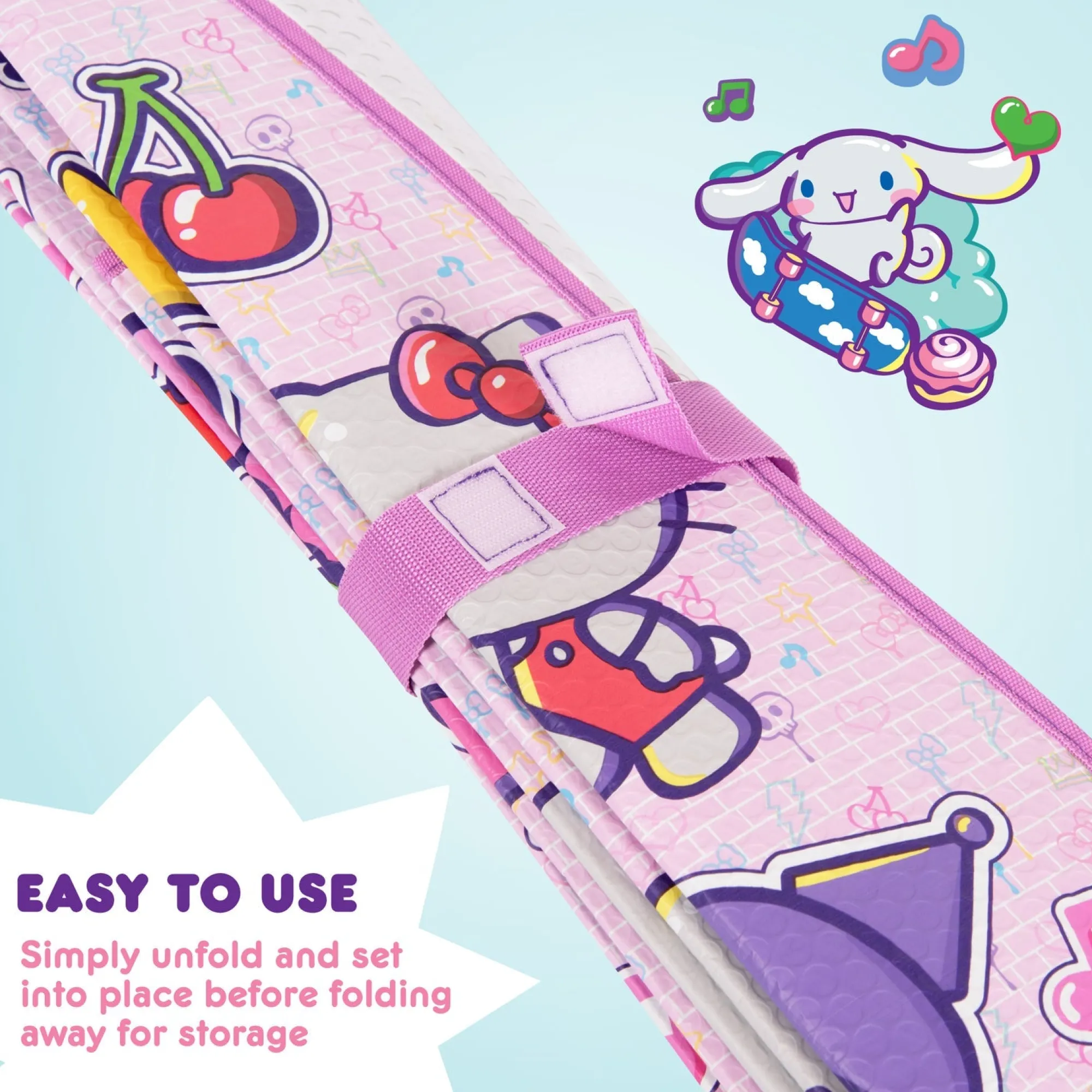 BDK AUTO Hello Kitty and Friends Car Sun Shade (Kawaii Fun)