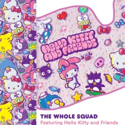 BDK AUTO Hello Kitty and Friends Car Sun Shade (Kawaii Fun)