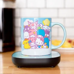 Uncanny Brands Wholesale Hello Kitty and Friends Coffee Mug & Warmer Set