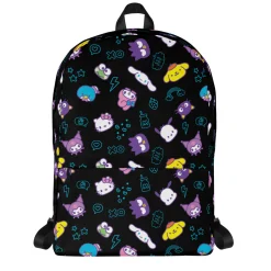 Printful Hello Kitty and Friends Electric Doodle All-over Print Backpack