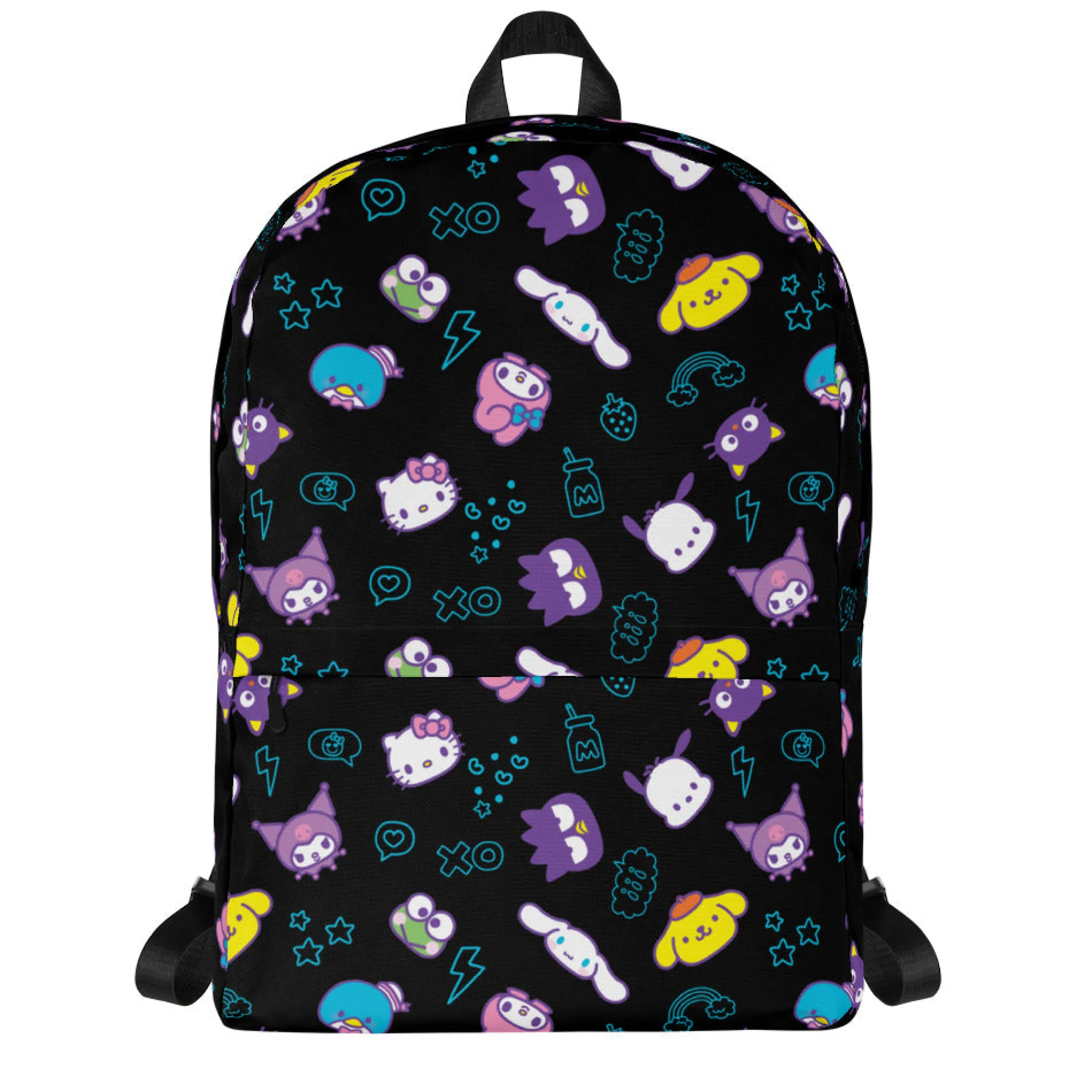 Printful Hello Kitty and Friends Electric Doodle All-over Print Backpack