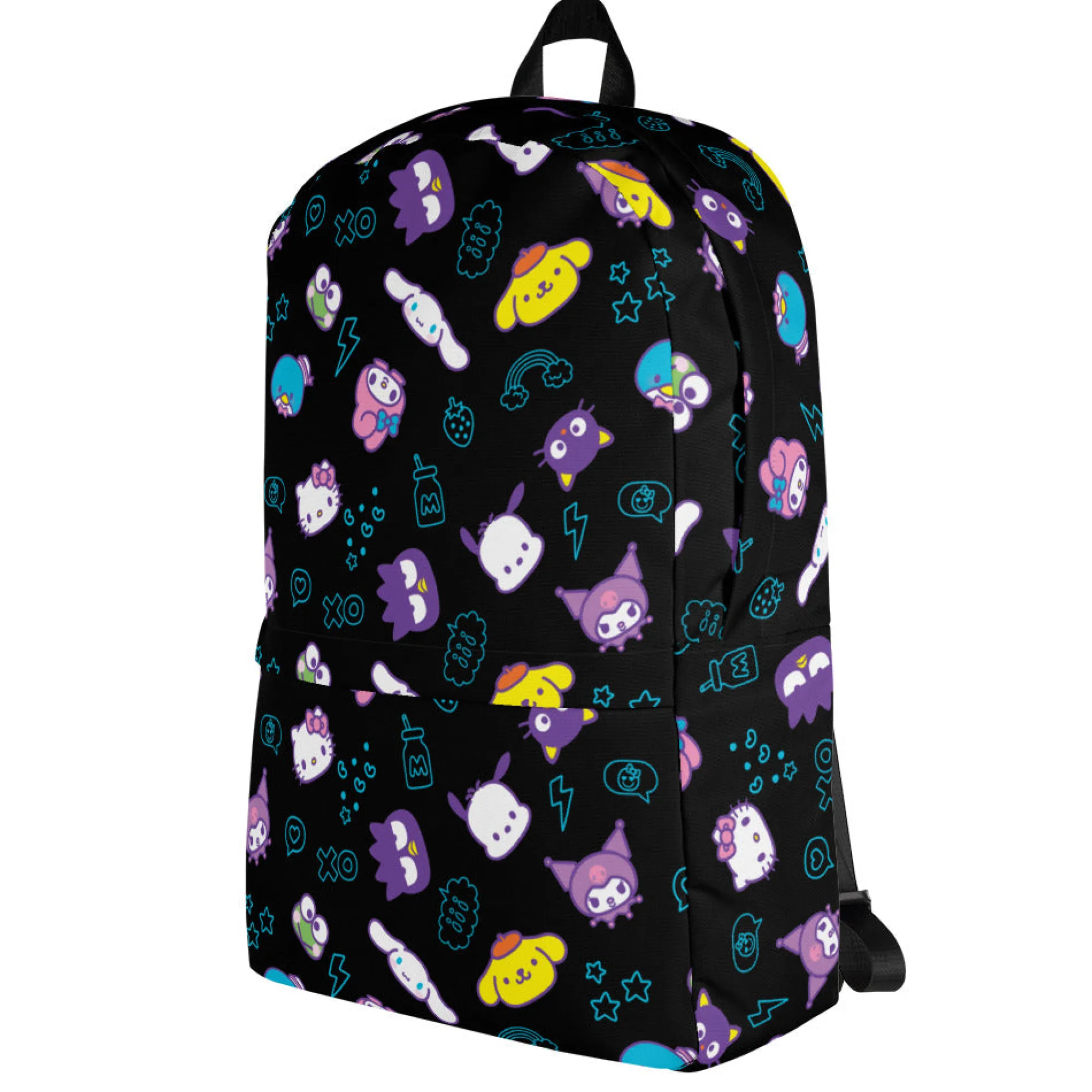 Printful Hello Kitty and Friends Electric Doodle All-over Print Backpack