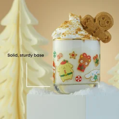 JoyJolt Hello Kitty and Friends Gingerbread Pals Short Glasses