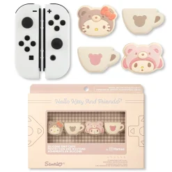 Hamee.com - Hamee US Hello Kitty and Friends Latte Bear Nintendo Switch Grip Caps (Hello Kitty + My Melody)