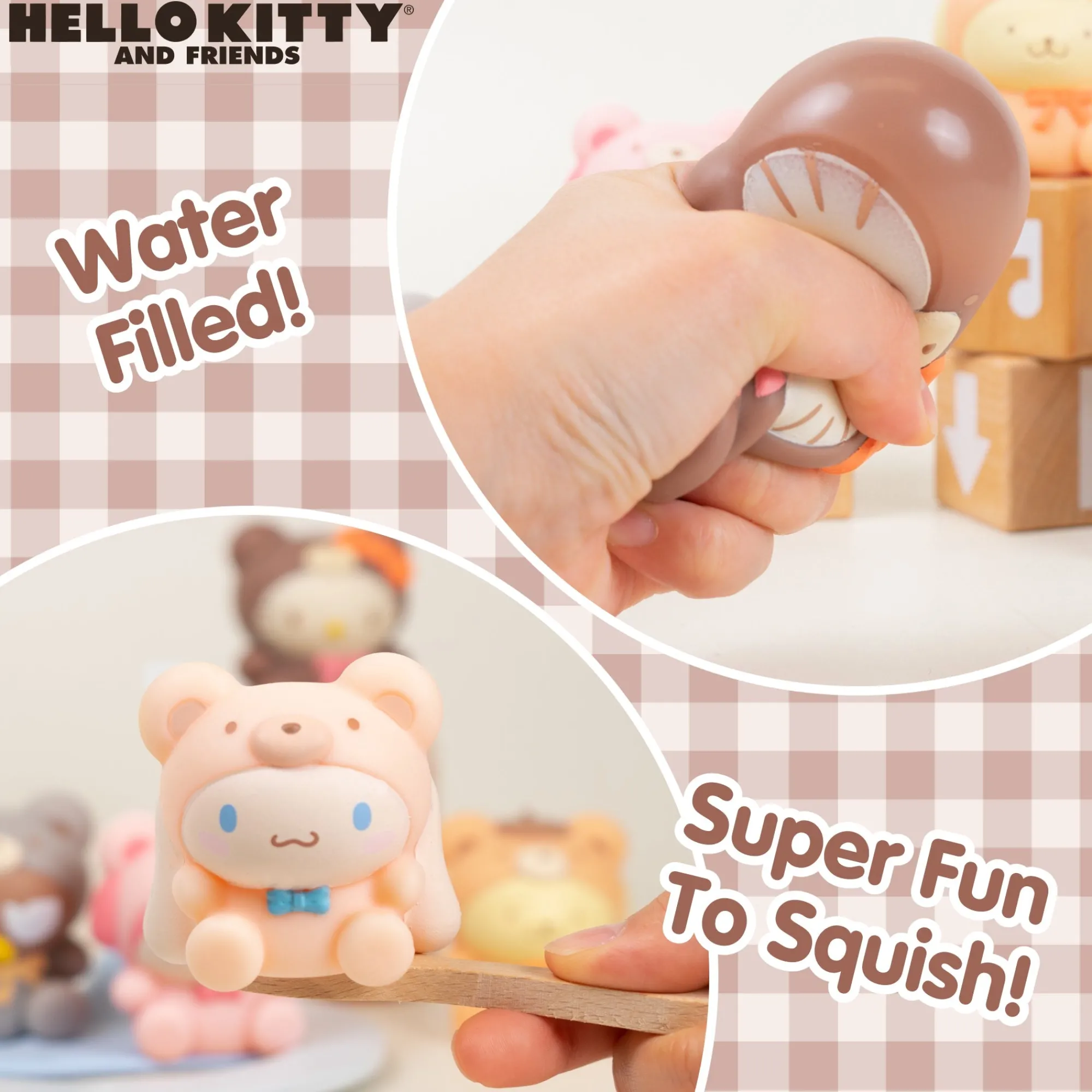 Hamee.com - Hamee US Hello Kitty and Friends Latte Bear Capsule Squishies (Series 7)