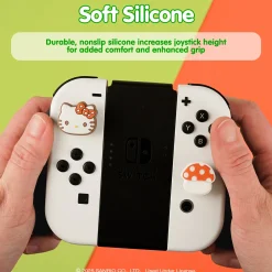 Hamee.com - Hamee US Hello Kitty and Friends Mushroom Nintendo Switch Grip Caps (Hello Kitty + My Melody)