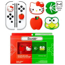 Hamee.com - Hamee US Hello Kitty and Friends Nintendo Switch Grip Caps (Hello Kitty + Keroppi)
