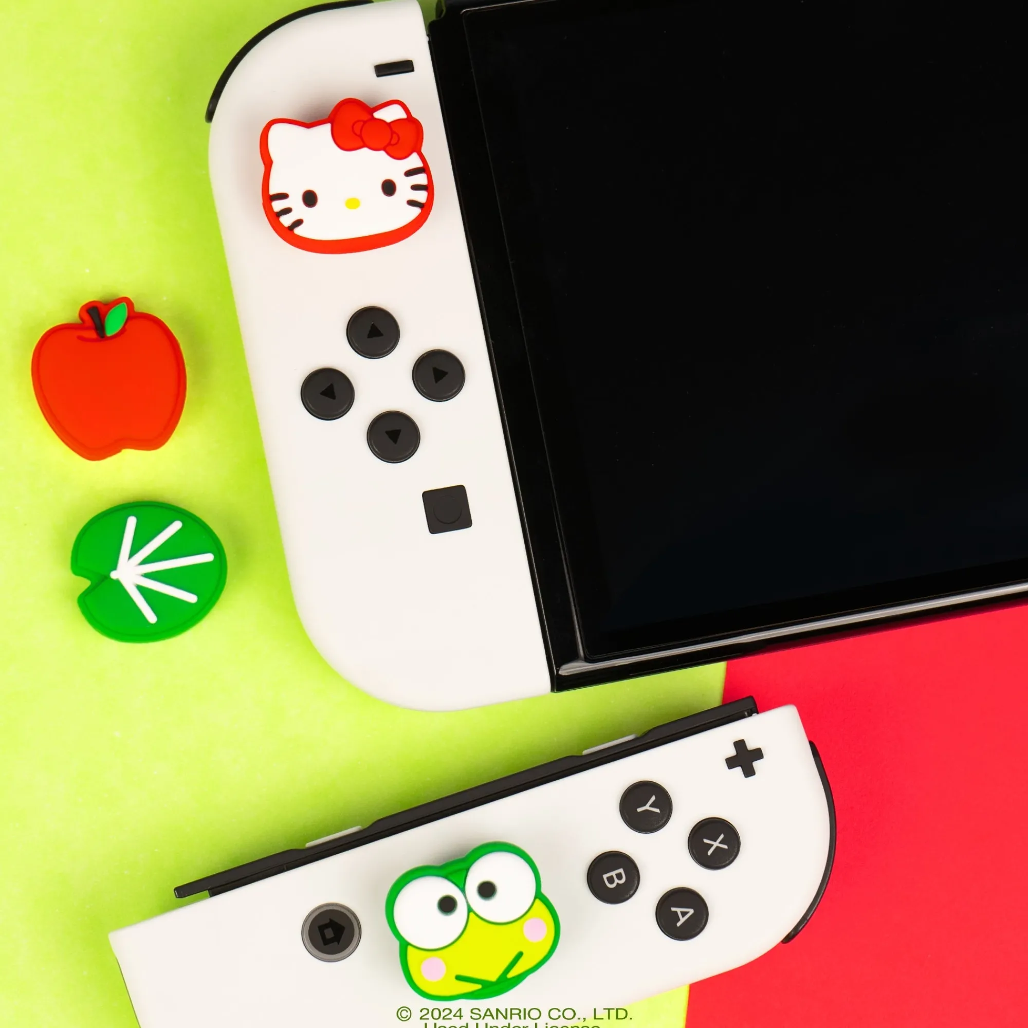 Hamee.com - Hamee US Hello Kitty and Friends Nintendo Switch Grip Caps (Hello Kitty + Keroppi)