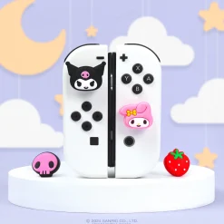 Hamee.com - Hamee US Hello Kitty and Friends Nintendo Switch Grip Caps (Kuromi + My Melody)
