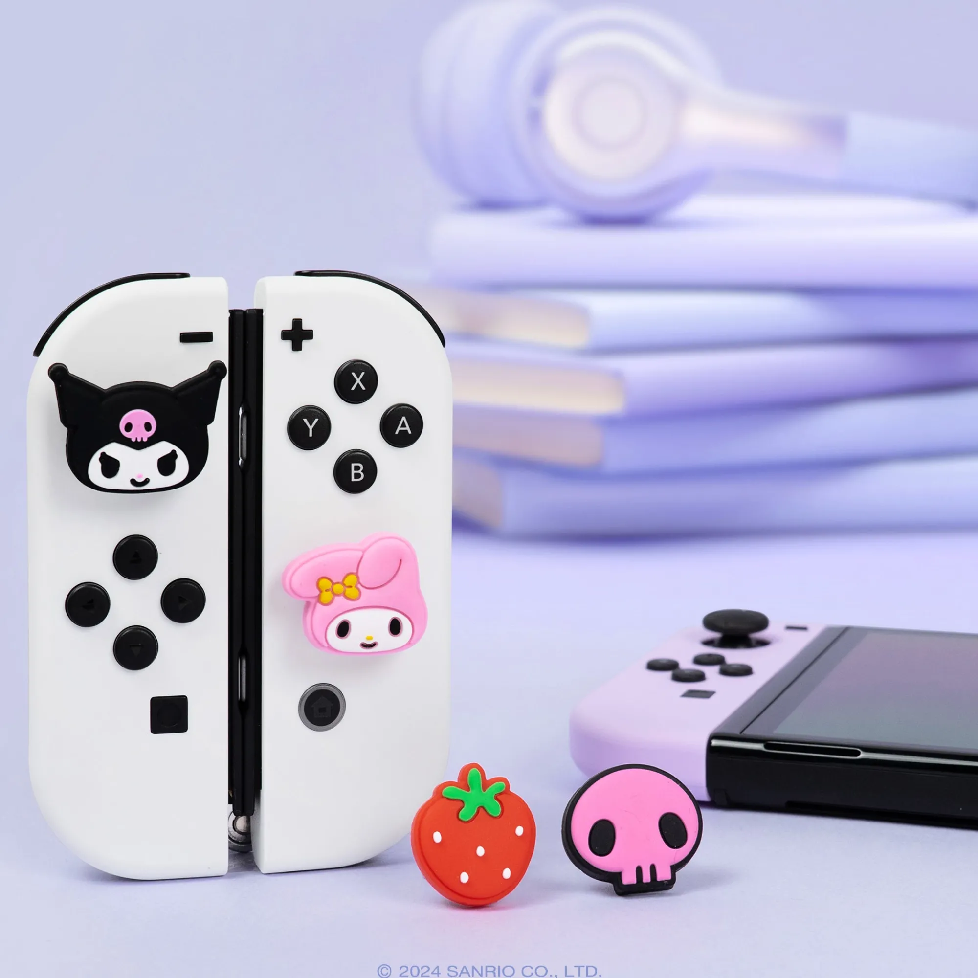 Hamee.com - Hamee US Hello Kitty and Friends Nintendo Switch Grip Caps (Kuromi + My Melody)