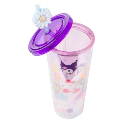 Silver Buffalo Hello Kitty and Friends 24oz Floral Travel Tumbler
